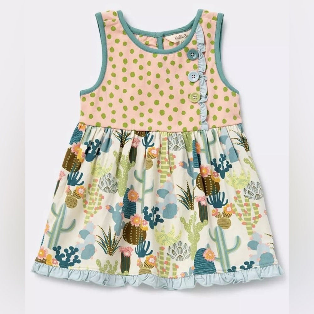 Matilda Jane Dream Chasers Cactus Sunrise Tank Top Size 4T NWOT!